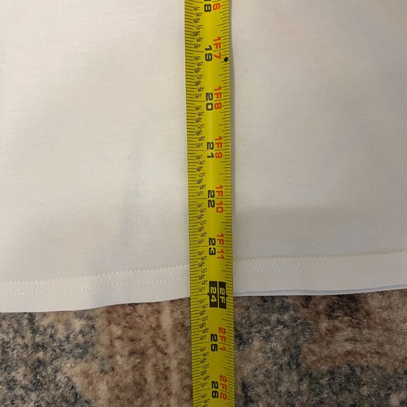 J. Crew #BP030 Women's S/S White Lace-Trim Puff-Sleeve Tee Shirt Top Blouse XL - Picture 11 of 11